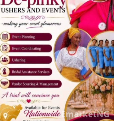 DE-PINKY USHERS & EVENTS